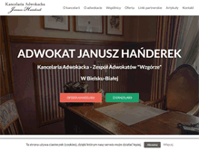 Tablet Screenshot of handerek-adwokat.pl